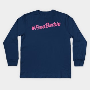 Free Barbie Kids Long Sleeve T-Shirt